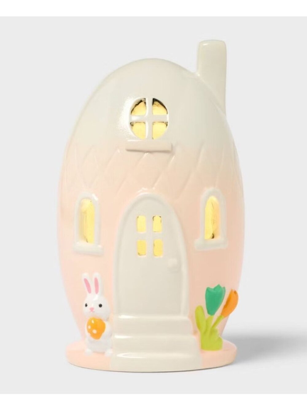 Target Lighted Polyresin Easter Egg Shaped House Lamp Spritz™ Decor